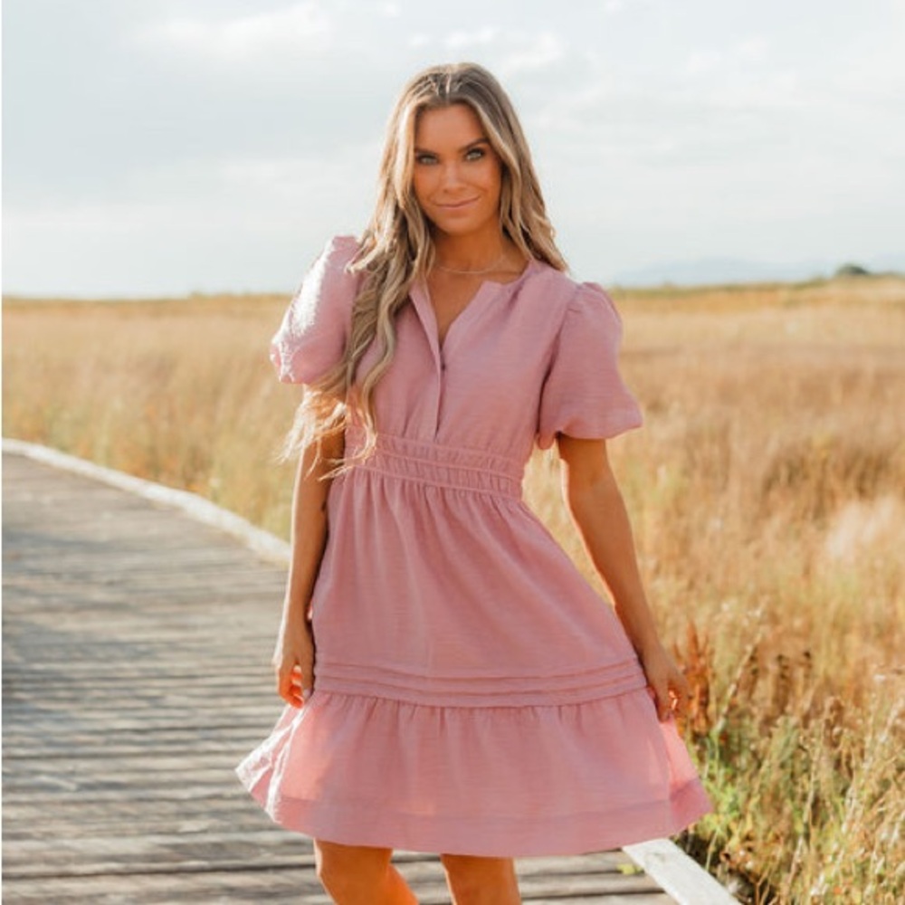 Mauve Love Olive Co Dress
